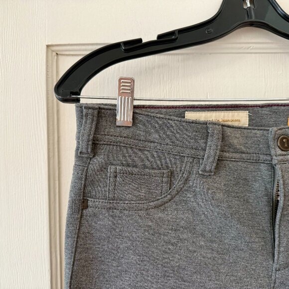 Anthropologie | Pilcro Serif Ponte Leggings in Heather Gray - Picture 4 of 11